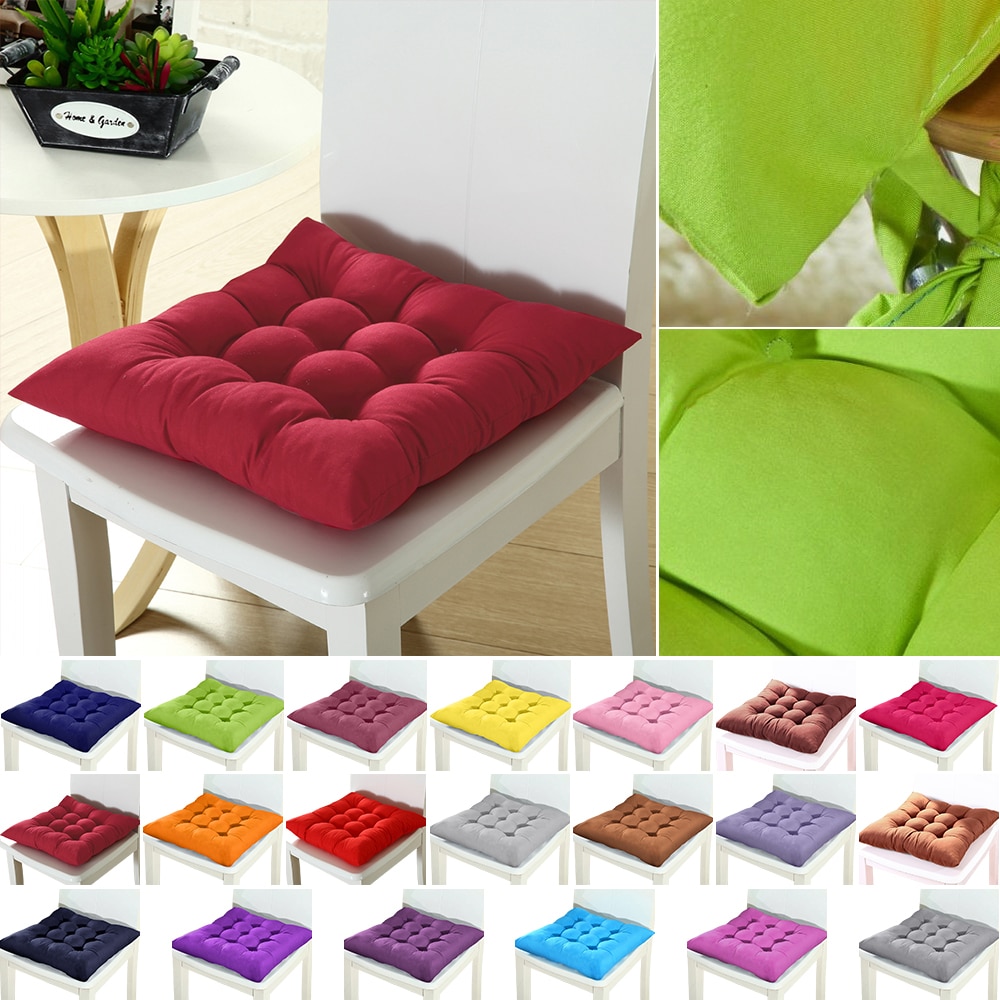 Kamer 1/2/4 Pcs Kussen Winter Kantoor Kussen Stoel Achterbank Kussen Sofa Kussen Hip Kussen 37x37cm