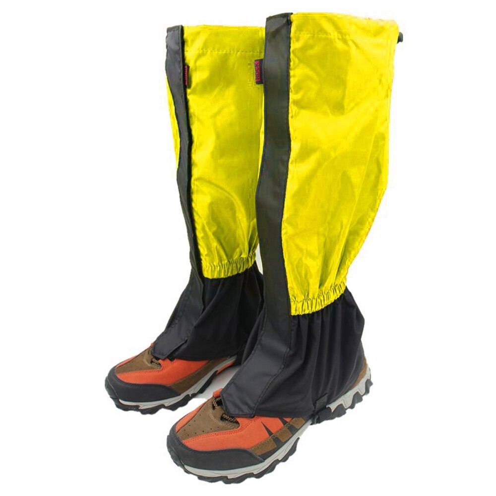 Outdoor Gaiters Sleeve Leg Protector Climbing Calf Sleeve Snowfield Desert Walking Cycling Waterproof Anti Dirt Gaiters Sleeve: White