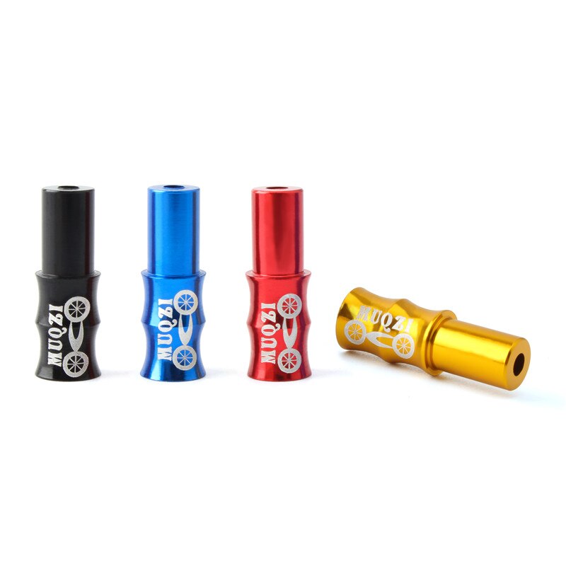 Muqzi 10 Stuks Kabel Cap Fiets Brake Cable End Cap Shift Draad End Cap 4Mm 5Mm Aluminium mountain Road Fiets Behuizing Onderdelen