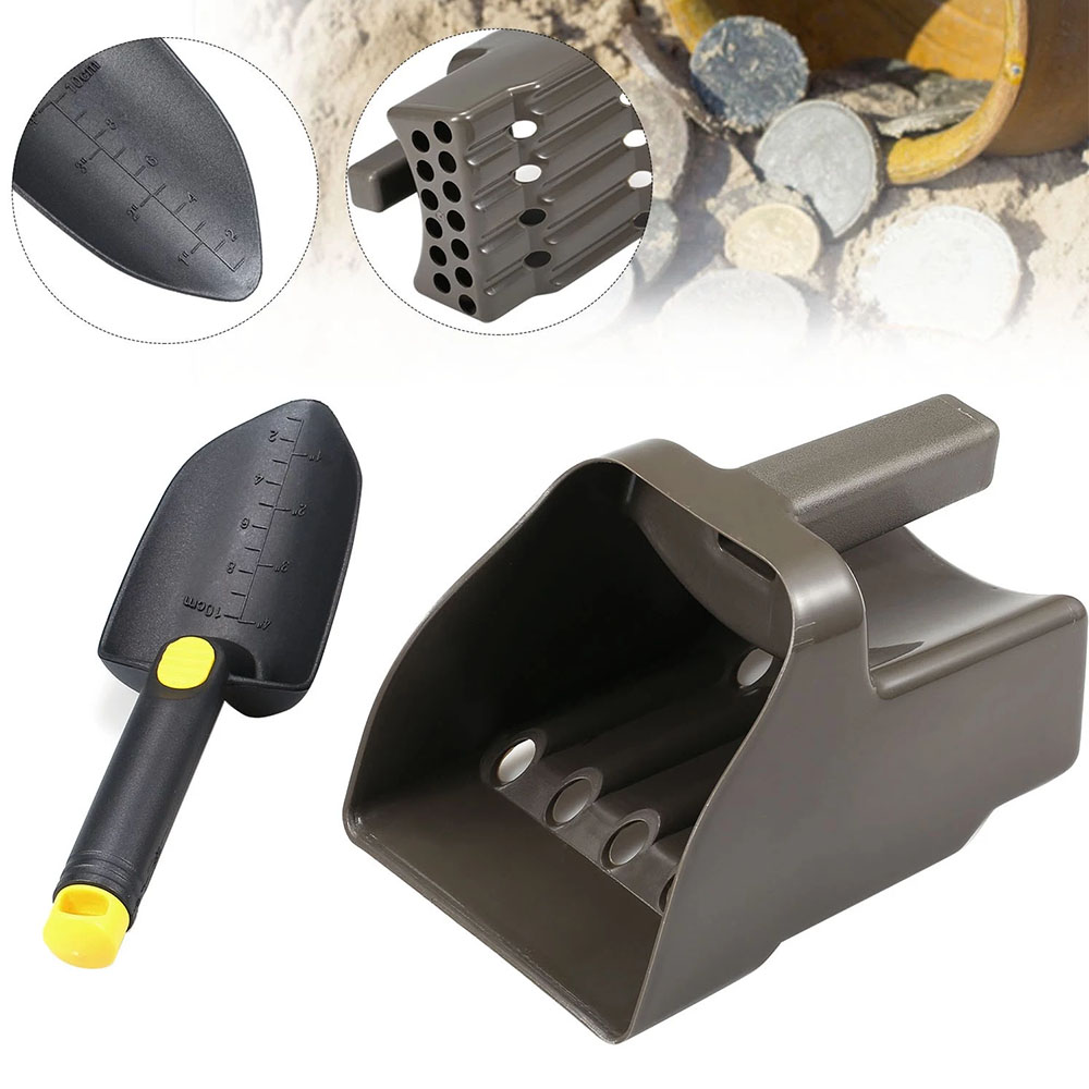 Searching Metal Detecting Accessories Handheld Sand Scoop Shovel Set Spade Digging Tool Stainless Steel Beach Underwater