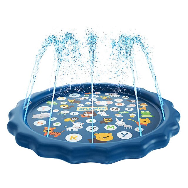 100/170 cm cuscino per tappetino d'acqua Spray gonfiabile estate bambini gioca tappetino per acqua prato giochi Pad spruzzatore giocattoli accessori per piscina all'aperto: 170cm new