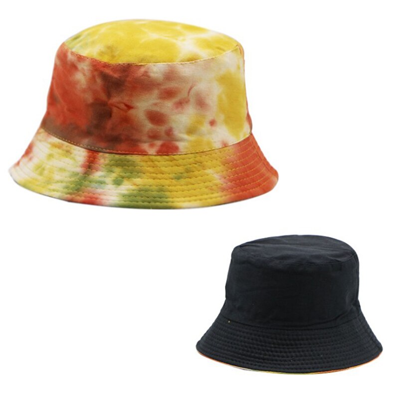 Cappello della benna Per La Spiaggia di Sport Primavera E Autunno Europeo E Americano di Moda Cravatta di Cotone Tinto di Rendering Colorato Famosa Caps