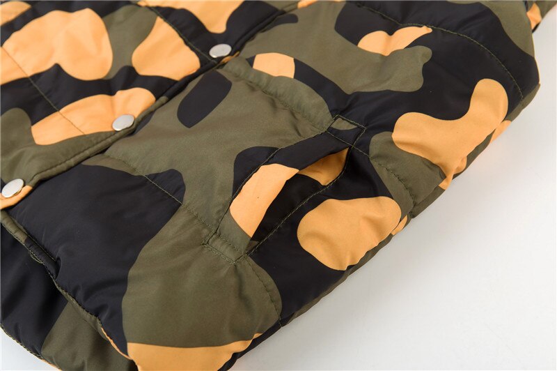 Dulce Amor hiver enfants veste gilet sans manches en coton rembourré Camouflage manteau vêtements d'extérieur pour enfants bébé filles garçons vêtements