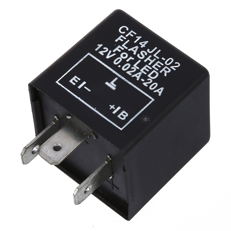 LED INDICATOR FLASHER RELAY REPEATER E.L.B 3PIN CAR MOTORCYCLE