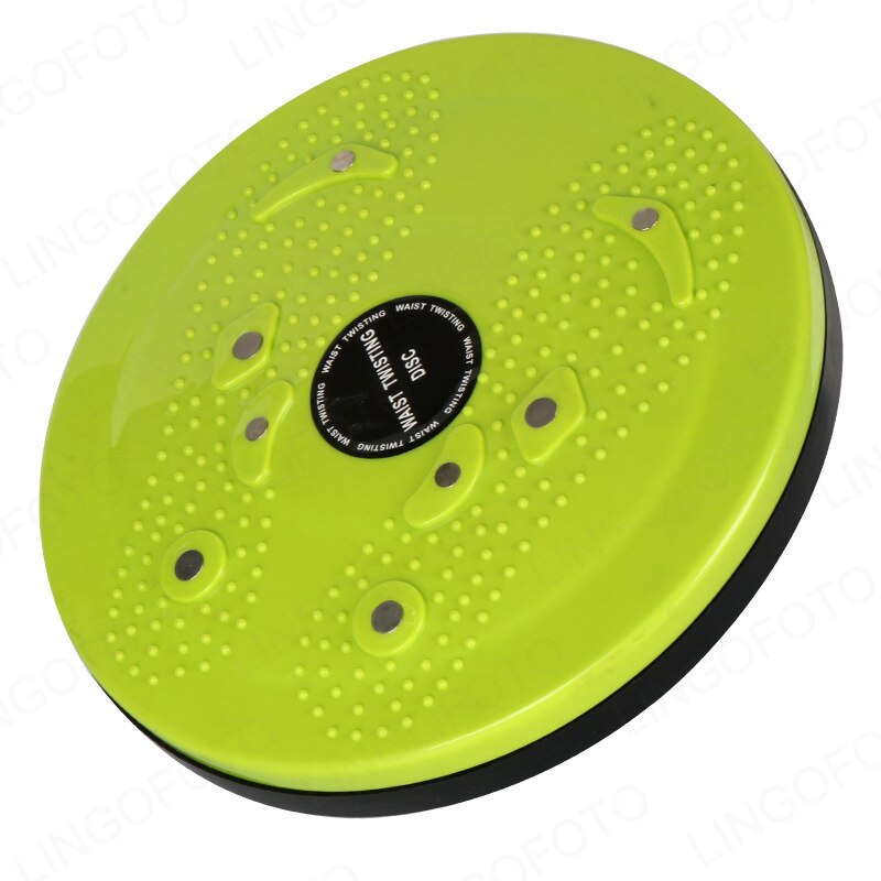 Fitness talje vridning disk balance bord massage plade bodybuilding hjem træningsudstyr  cd1023a: Grøn