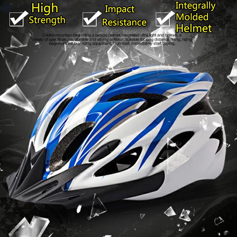 Cycling Bicycle Bike Helmet MTB for Man Multi-Color Riding Road Bike Integrated-Mold Lightweight Breathable Equipment Helmet