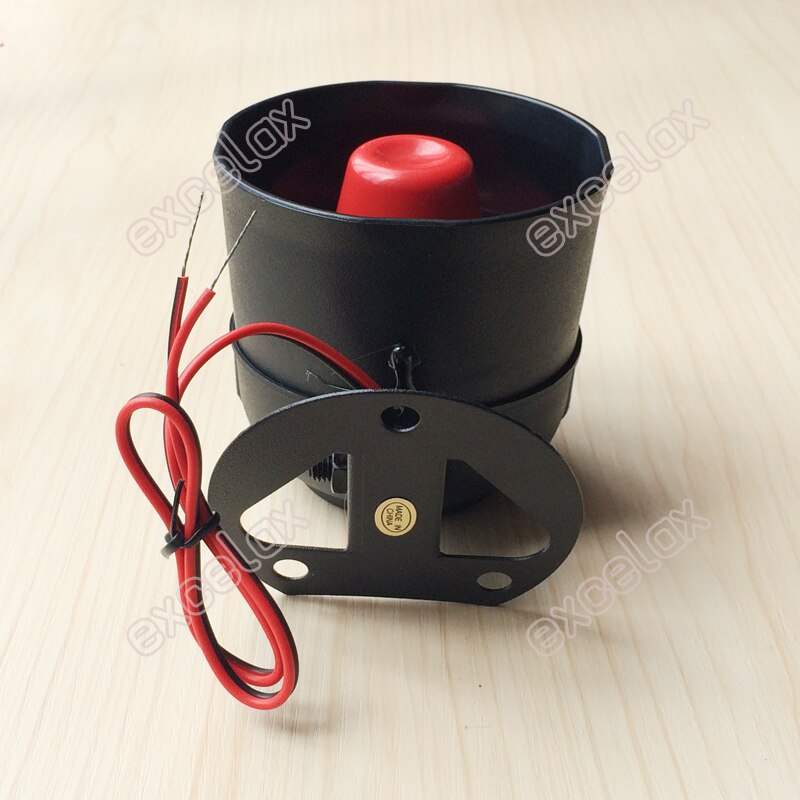 1/6 Tones Outdoor Security Sound Siren Horn Speaker Metal DC12V Loud High Volume Home Intrusion Car Vehicle Safety Fire Alarm