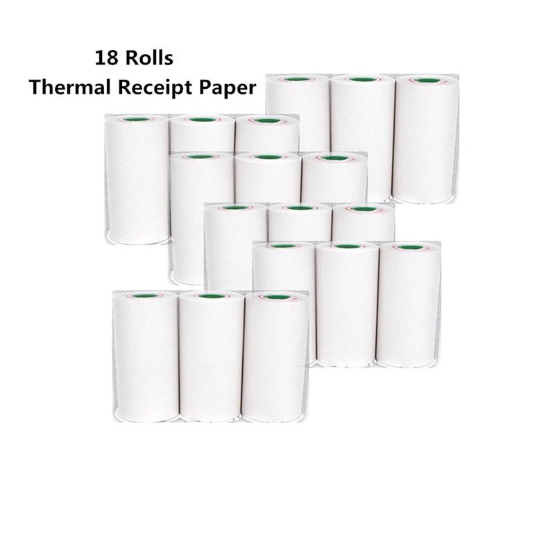 Universal Paper 57x30mm Thermal Receipt Paper for All Mini 58mm Inkless Wireless Bluetooth Thermal Receipt Printer Papel Termica