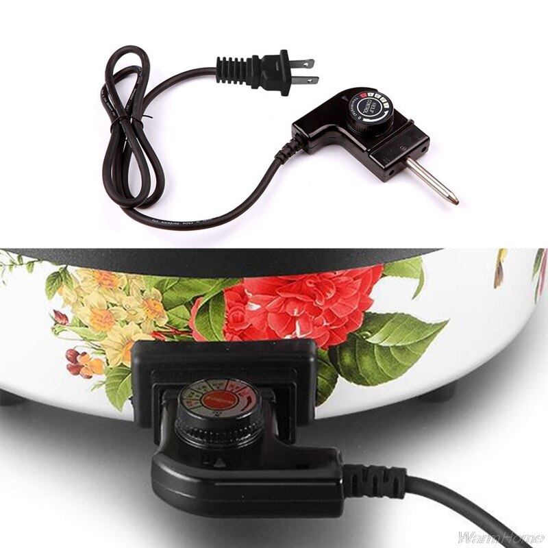 Cable de alimentación ajustable con regulador automático para horno eléctrico, enchufe de clavija para olla de calefacción eléctrica, US/UK/SA/EU/CN, M25 21: US Plug