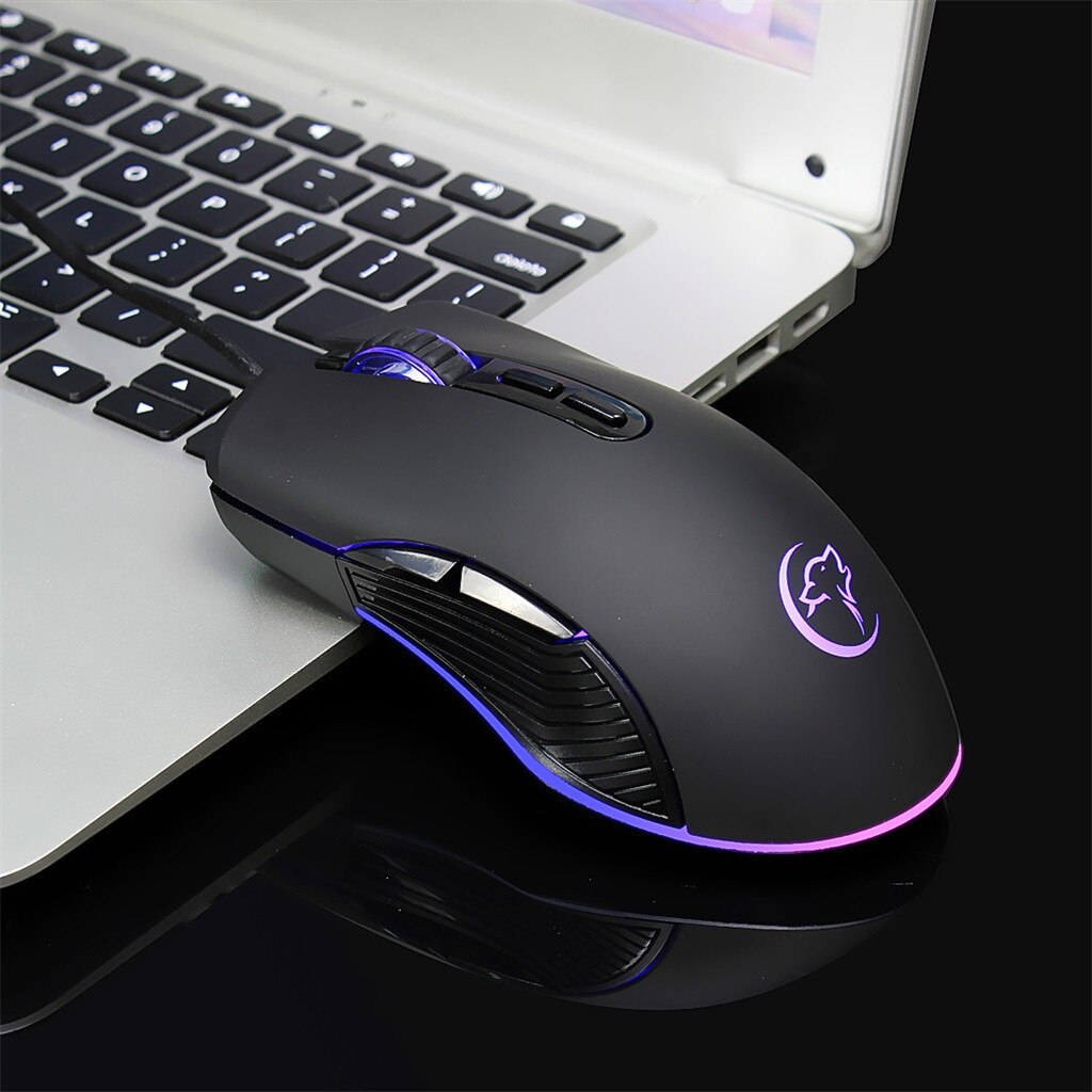 LED Optical USB Wired Gaming Mice Mouse 7Buttons 3200DPI Programmable Ergonomic Computer Silent PC Gamer Desktop Laptop