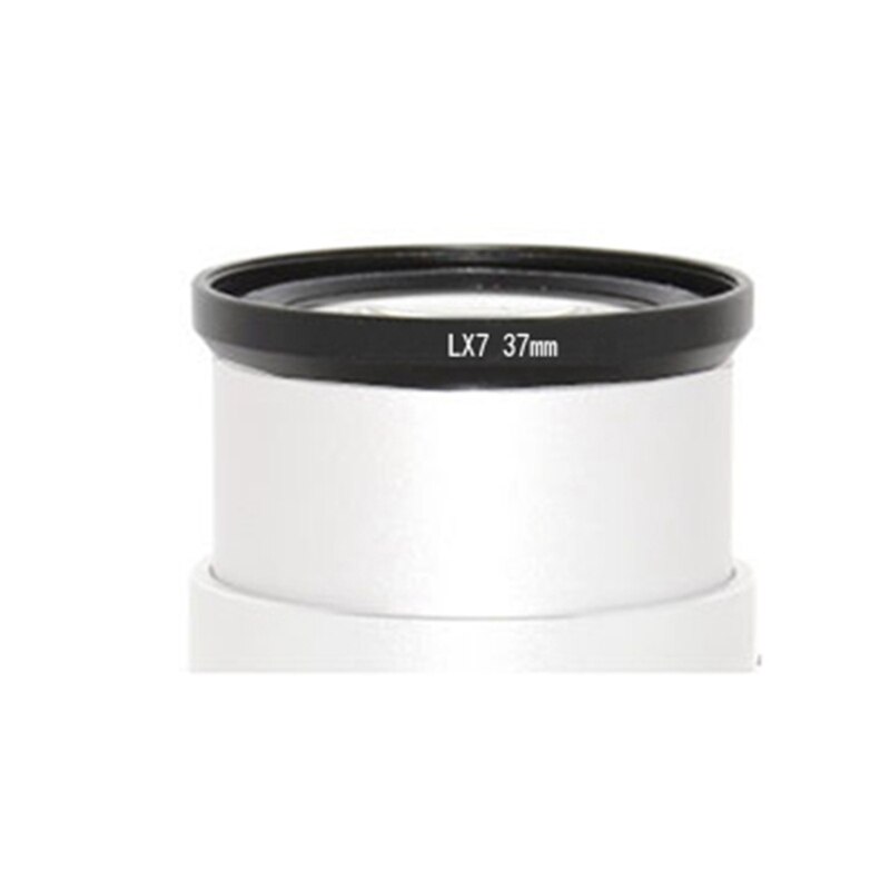 37Mm Lens Filter Adapter Ring For Panasonic Lumix Dmc Lx7 Dmw-Fa1 Black Atlx7Bk