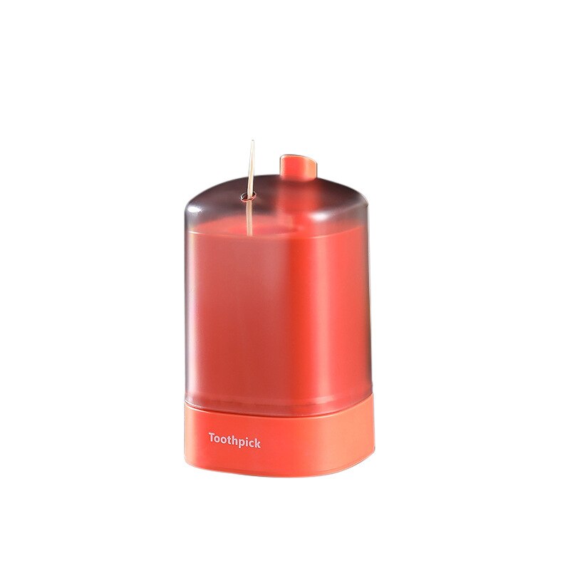 Personality Push Type Automatic -up Toothpick Box Cotton Swab Barrel Home Toothpick Dispenser Hand Pressure Toothpick Jar: G328326