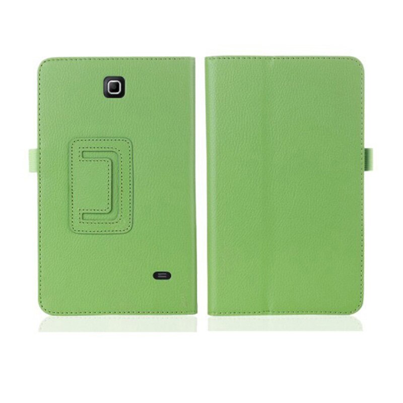 Funda de piel sintética para tableta samsung galaxy tab 4 8,0 SM-t331, accesorios para tablet, 8,0 pulgadas, T330, T331, T335: green