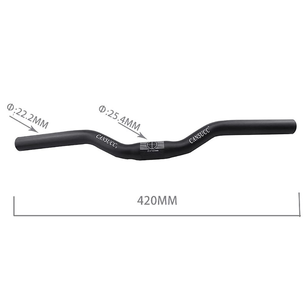 Alça de andorinha para bicicleta, equilíbrio deslizante de liga de alumínio ultraleve de 25.4mm e 420mm