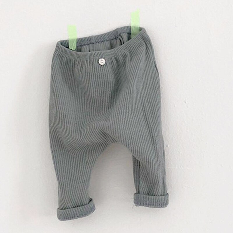 Knit Baby Broek Zuigeling Grote Pp Broek Voor Baby Boy Herfst Draad Stretch Leggings Baby Girl Broek Kinderen Broek: green / 12m
