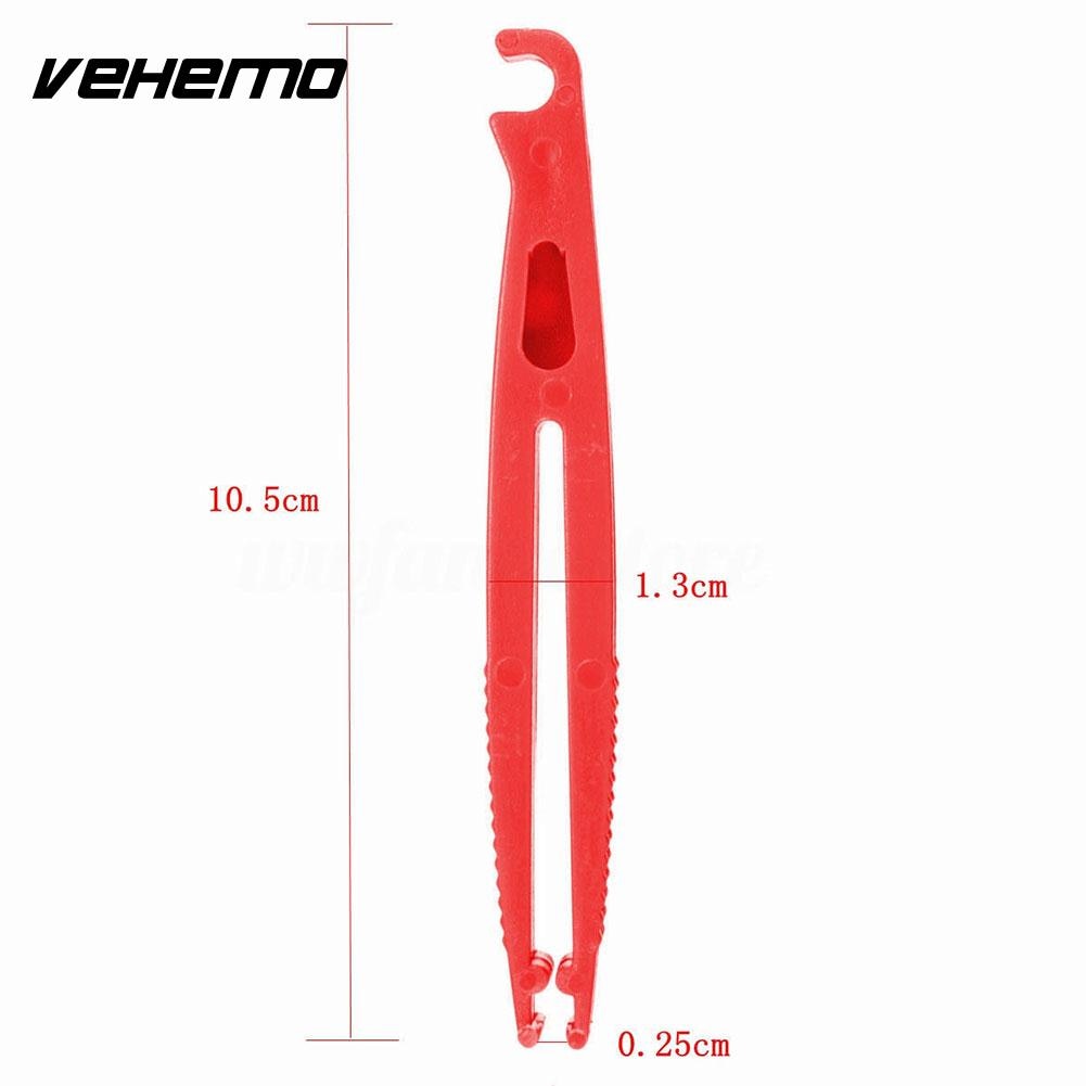 VEHEMO-extractor de fusibles Universal de plástico para coche, herramienta de extracción de Clip rojo, caja de fusibles, herramientas de Seguridad automotriz