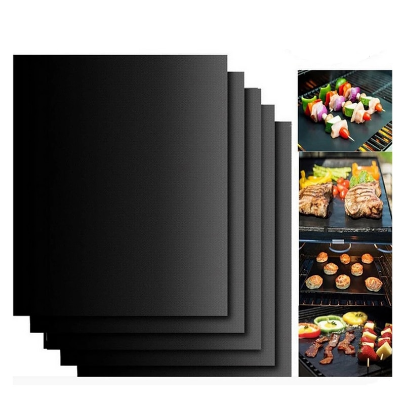 Neue Wärme BBQ Grill matt Kupfer Backformen matt Grill Braten Blatt Tragbare Einfach Reinigen Grill Pad BBQ Werkzeug fabrik preis