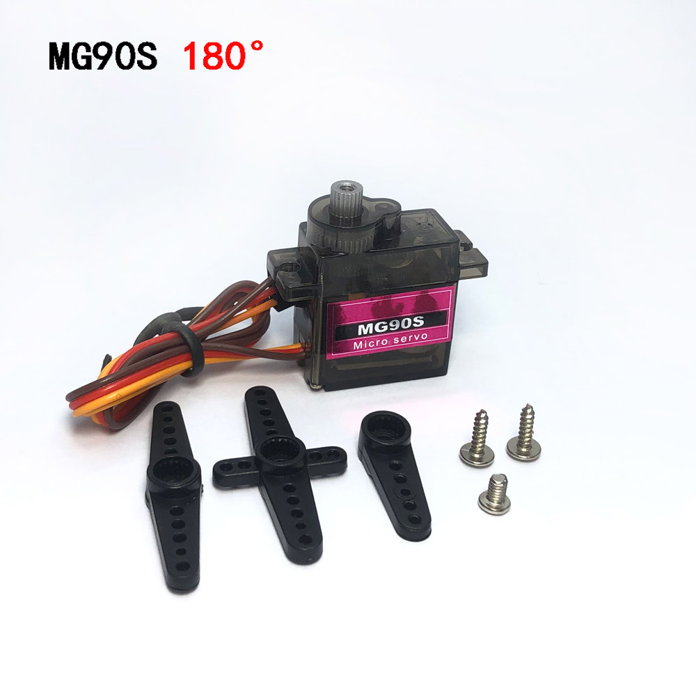 SG90 MG90S 9g Digital Mini Micro Servo 180/360 Degree for Rc Helicopter Airplane Mini Boat Car MG90 9G Trex 450 RC Robot: Light Grey
