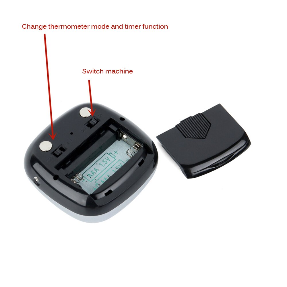 Barbecue Food Grill Electronic Thermometer Digital Oven Thermometer Guage Core Meat BBQ Temperature Probe Alarm Timer Function