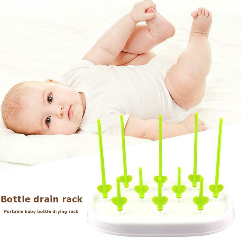 Milk Bottles Drying Rack Baby Feeding Cleaning Dryer Cup Holder