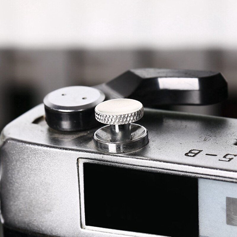 Kamera avtryckare metall för fujifilm  xt30 xt20 xt10 xt3 xt2 xpro 2 x100f x100t sony  rx1r rx10iv leica(silver)