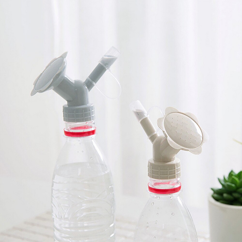 2In1 Plastic Sprinkler Nozzle Voor Bloem Waterers Fles Gieters Sprinkler Planten Voor Tuin Automatische Sproeisysteem Zelf