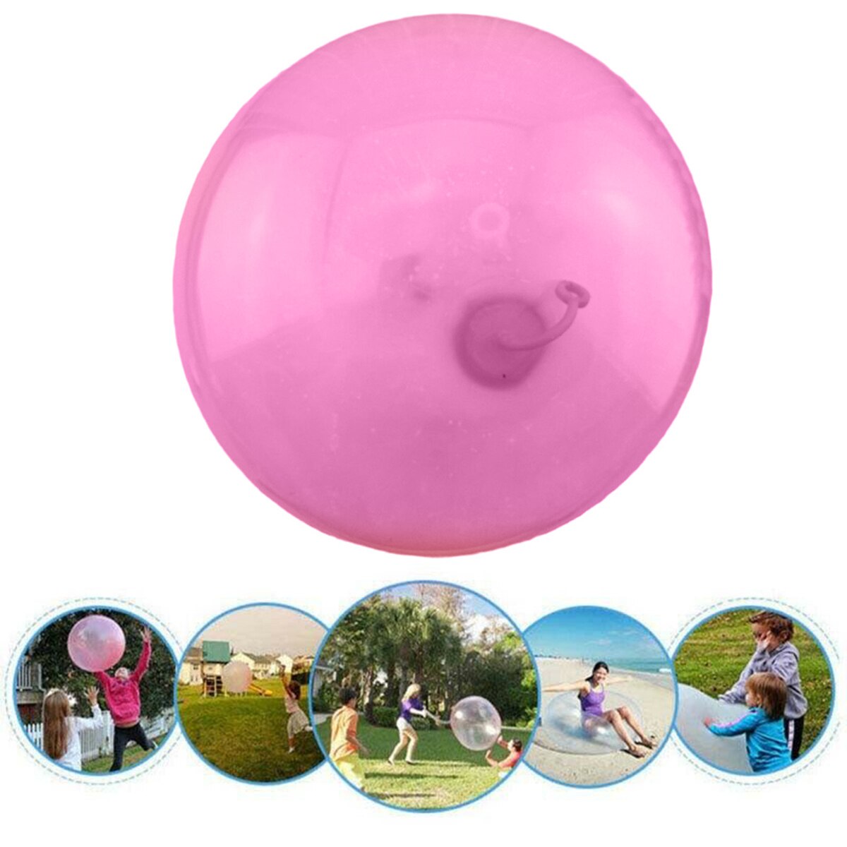 120CM de globo inflable de juguete bola increíble resistente al desgarro súper pelotas inflables para interior juego al aire libre Juegos al aire libre