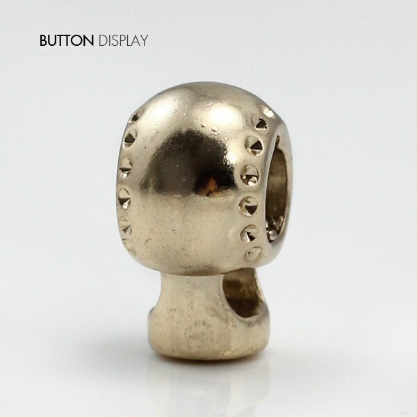 10pcs Pack Cord Lock Toggle Stopper lock Bean Silver /Gun/Gold Tone Toggle Clip NK149