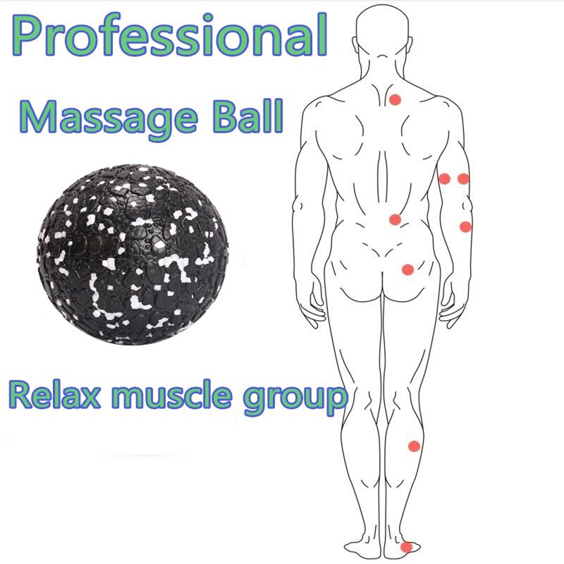 Peanøttmassasje ball epp lacrosse myofascia ball høy tetthet lettvekt fitness body fascia massasje yoga trening lindre smerte