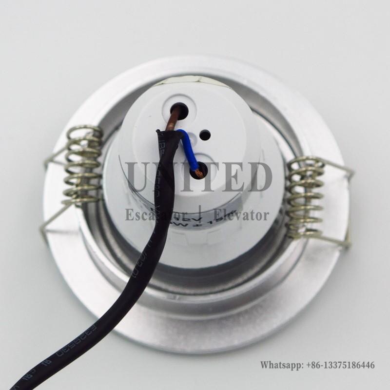 10pcs UNITED Elevator Emergency Light XAA417AK1 Cold Light DC12V