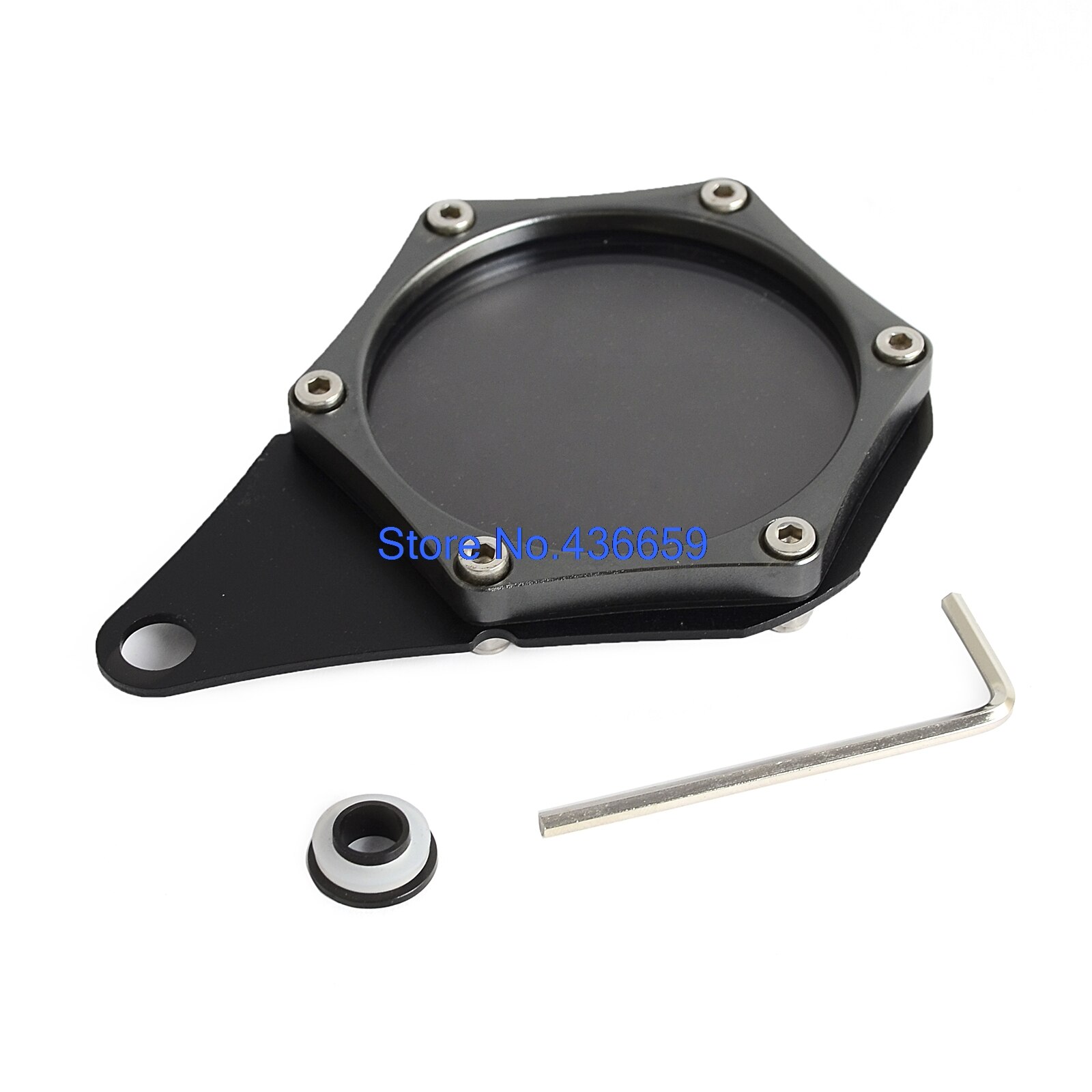 CNC Scooters Quad Bikes Mopeds ATV Motorcycle Motorbike Tax Disc Plate Holder: Titanium