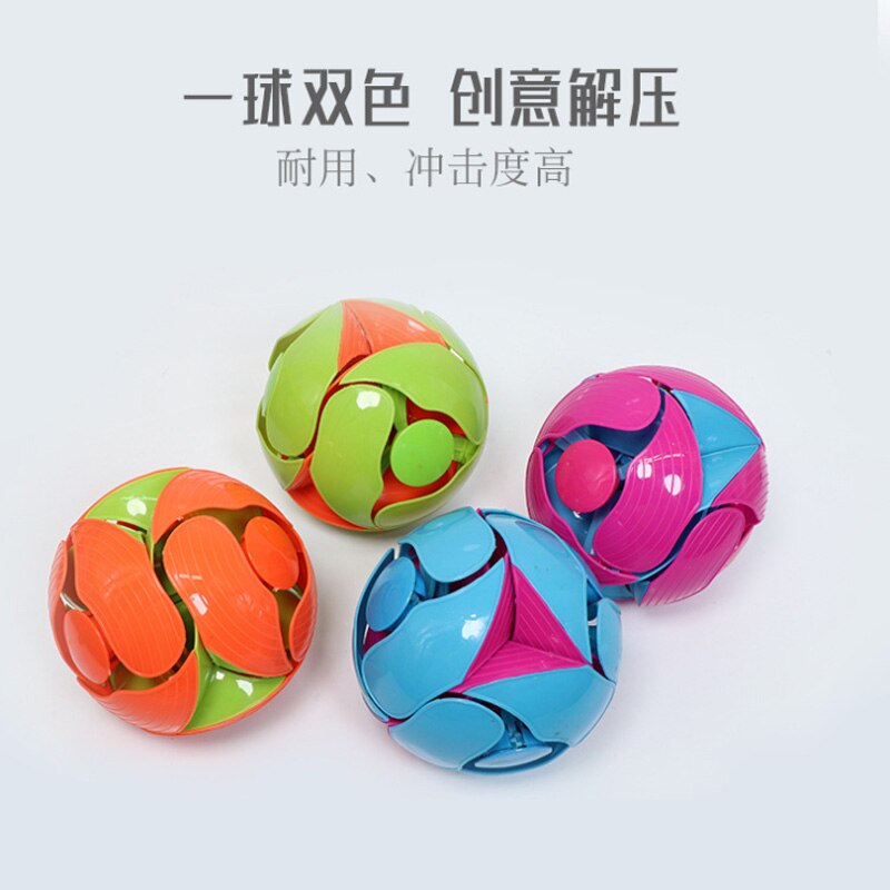 10cm Magic Ball Color-Flipping Ball Pitch Color Switch Ball Boy Girl Birthday Magic Ball Toy
