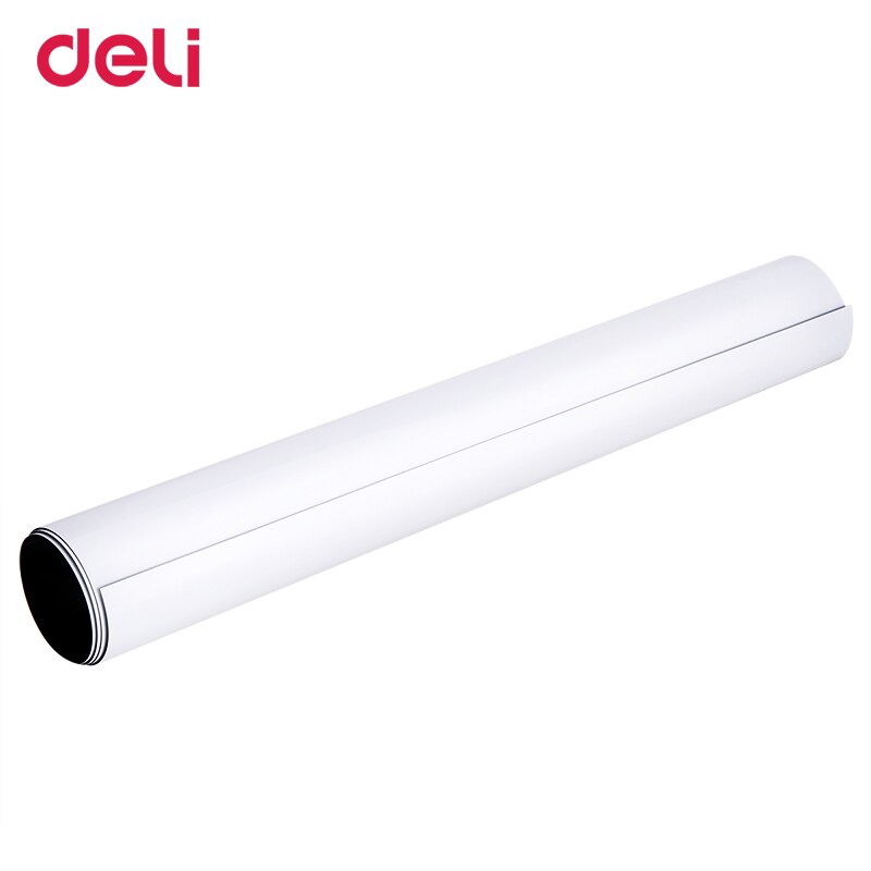 Deli Magnetische Whiteboard Zacht Ijzer Muursticker Office Bericht Uitwisbare Whiteboard Papier Schilderen Whiteboard Sticker Gratis Cut