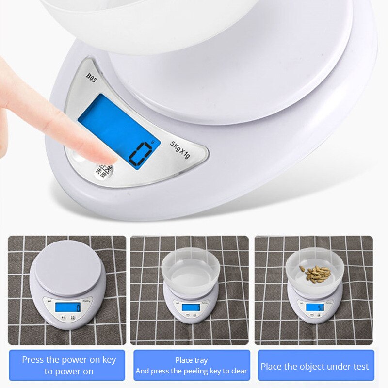 5 kg/g Tragbare Digitale Waage Lebensmittel Kaffee Gleichgewicht Messen Gewicht Küche Elektronische Kleine Waage Wiegen in Gramm