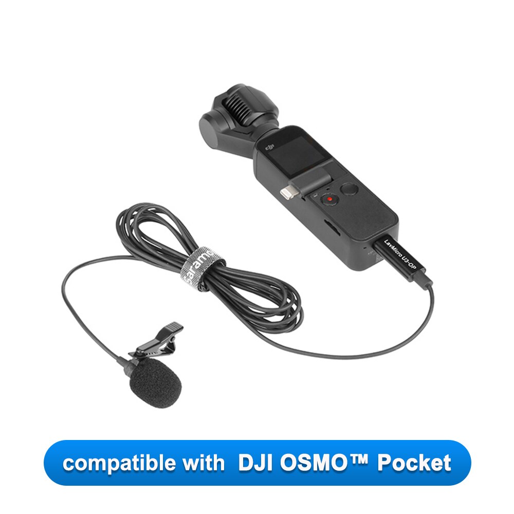 Saramonic LavMicro U3-OP omnidirectional Lavalier Microphone with Type-C Connector for DJI OSMO™ Pocket: Default Title