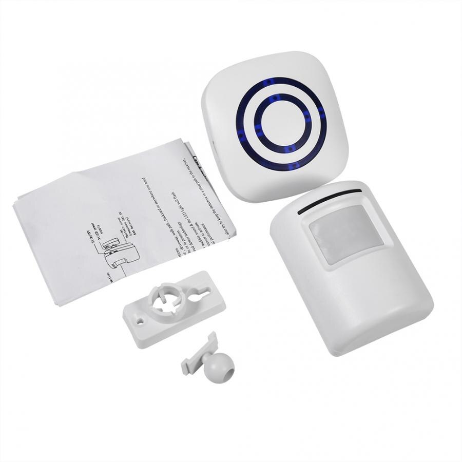 Smart Door Bell Motion Sensor Wireless Doorbell Alert Secure System Alarm Doorbells For Driveway Patrol Garage EU plug: Default Title