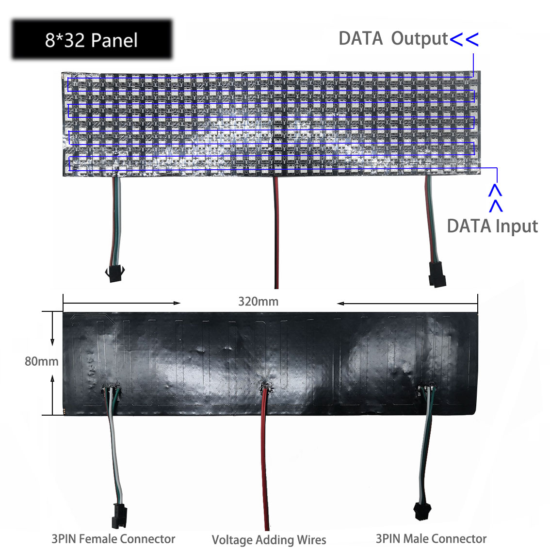Matrix WS2812B 16x16 WS2812 Pixels Lights Addressable Led Panel 8x8 8x32 Led/Pixel Display Programmable Matrix Screen DC5V