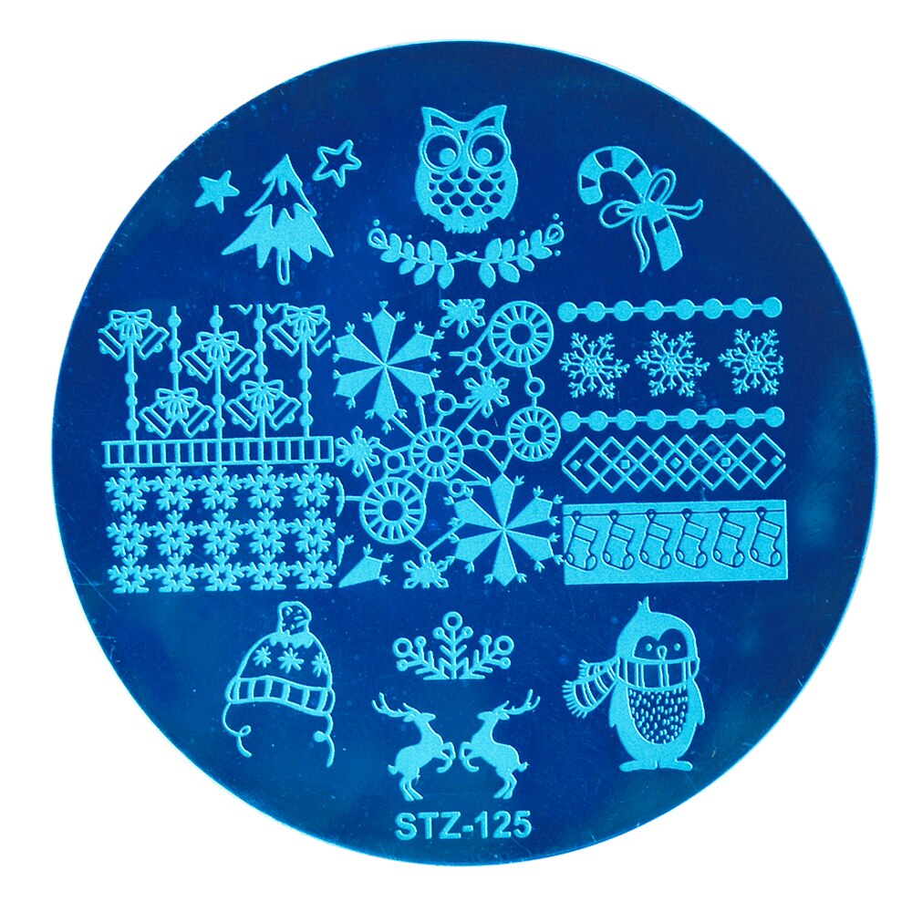 STZ noël Nail Art estampage plaques flocons de neige Dreamcather étoile timbre à ongles modèle pochoir manucure moule outils STZ/MC