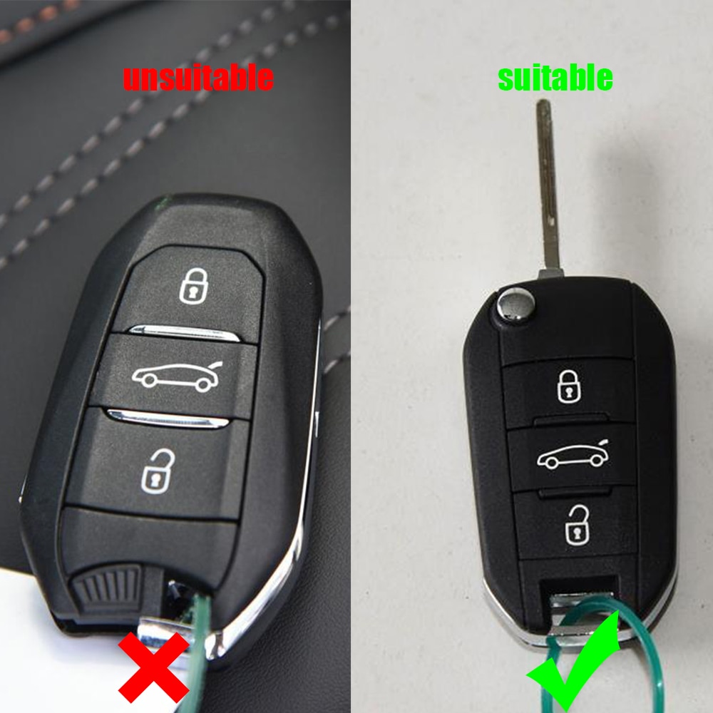Tpu bilnøgle cover til peugeot 508 301 308 3008 5008 4008 408 308s til citroen  c4 cactus  c5 c4l c3- xr c-elysee nøgle kuffert