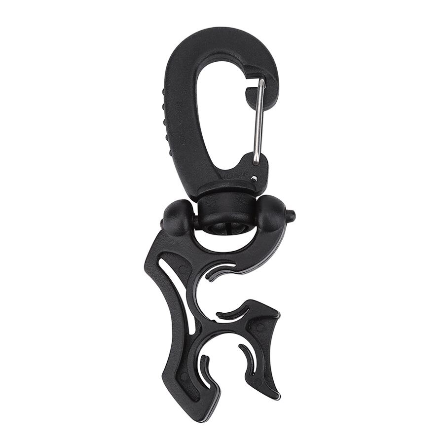 Doppel-bcd-schlauchhalter mit clip-schnalle, doppel-bcd-clip, regler-halteschnalle zum tauchen und schnorcheln