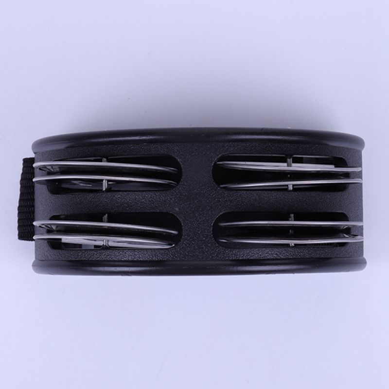 Foot Tambourine Percussion with Steel Jingles for Grandado