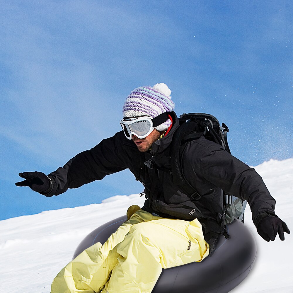 Tubo di neve a Bordo di Sci Slitta per il Capretto di sport tutto'aperto pesante dovere Pneumatico Da Neve Scivoloso Erba Sabbia Bordo Sci pad Snowboard