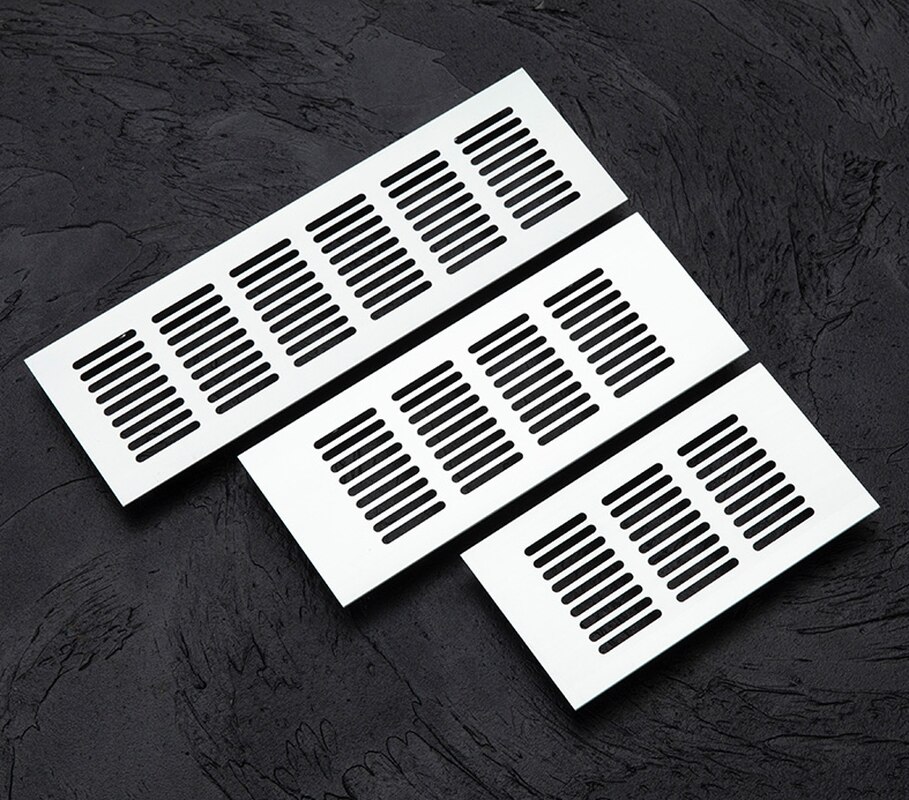 Vents Perforated Sheet Aluminum Alloy Air Vent Perforated Sheet Web Plate Ventilation Grille Vent Perforated Sheet Wide 50/80mm