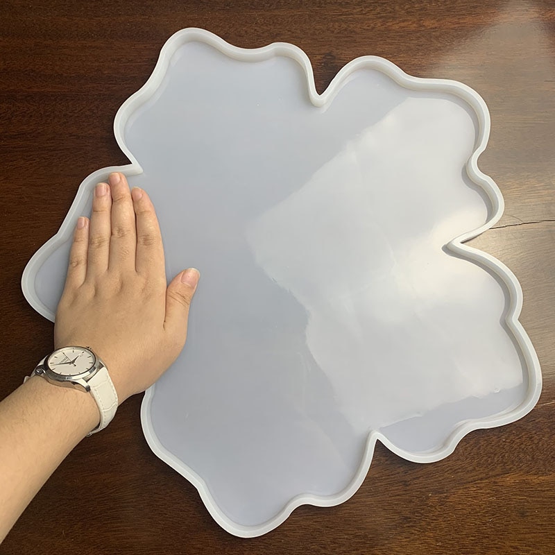 Sakura Tea Tray Coaster Silicone Mold For DIY Epoxy Uv Resin Moulds Tray Jewelry Making Tools