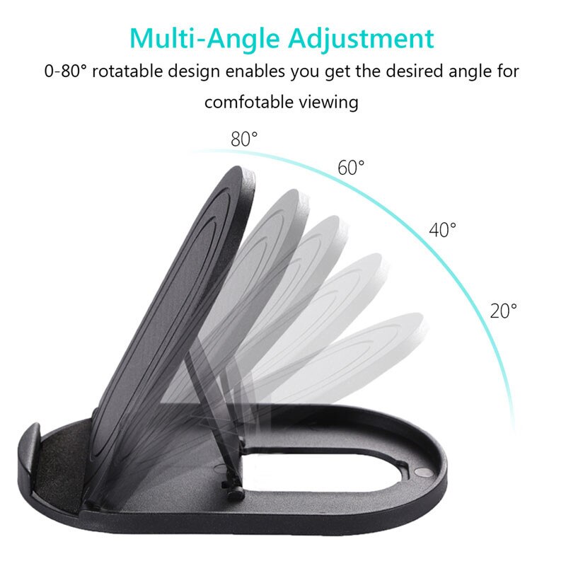 5 Color Universal Foldable Desktop Phone Holder Stand Portable Plastic Mount Stand For iPhone Mobile Phone Tablet Desktop Holder