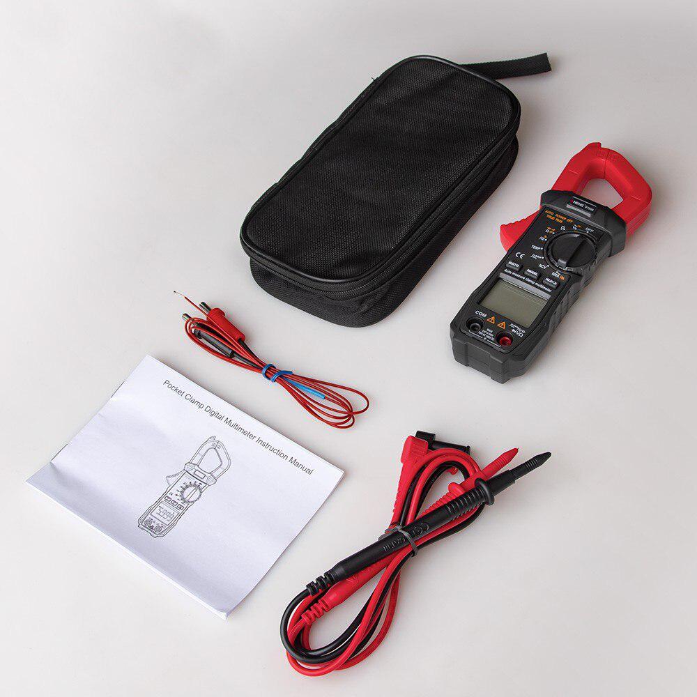 ANENG ST209 Digital Clamp Meter Multimeter 6000 zählt True RMS Mini Amp DC/AC Clamp Meter voltmeter 400v automatische Palette