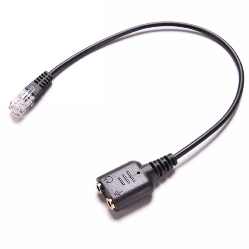 8in 2/3. 5mm Martinetti per RJ9/RJ10 PC Microfono/Auricolare per Cisco Ufficio Del Telefono Adattatore