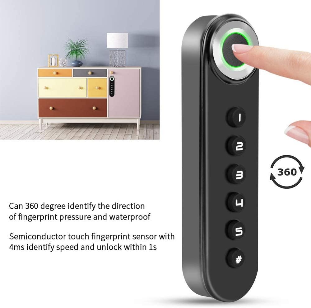 Smart Digital Fingerprint Cabinet Lock/ Electronic Biometric Fingerprint Drawer Locks