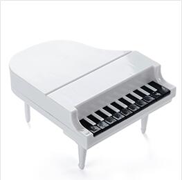 10 unids/set Piano de la fruta tenedor Piano teclado Tenedor de plástico postre para niños de pastel de Forks selecciones accesorios de cocina y Bar: Blanco