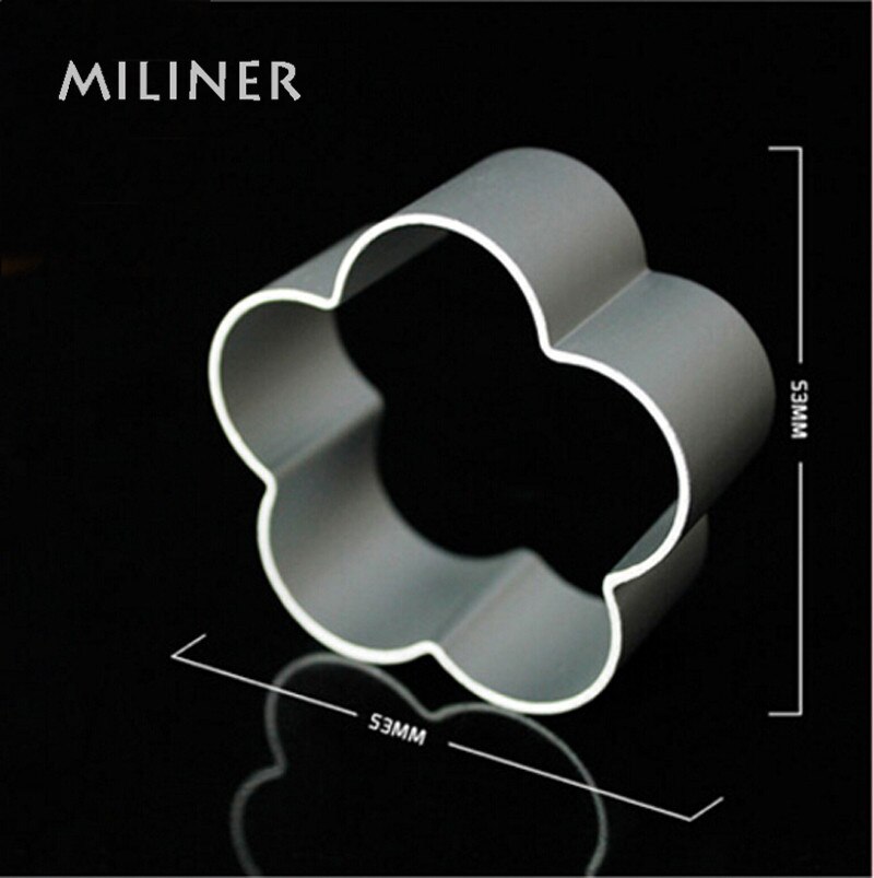 Pruimenbloemvormige aluminium mal suiker ambachtelijke koekje koekengereedschap taart gebak bakvorm gereedschap bakgereedschap voor taarten